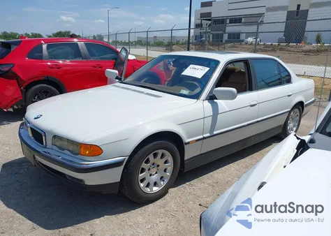 2000 BMW 740 Il z USA, uszkodzony, nr VIN WBAGH8341YDP07890